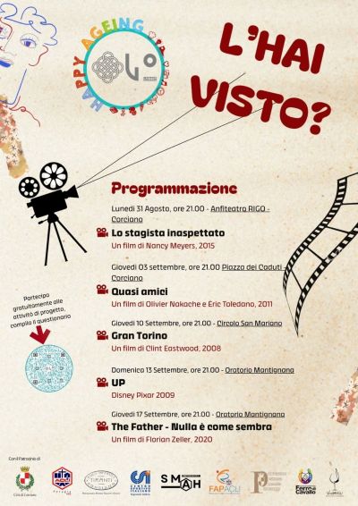 L'HAI VISTO? - RASSEGNA CINEMA ALL'APERTO - CORCIANO, SAN MARIANO E MANTIGNANA (PG) - ACLI PERUGIA - FAP ACLI PERUGIA