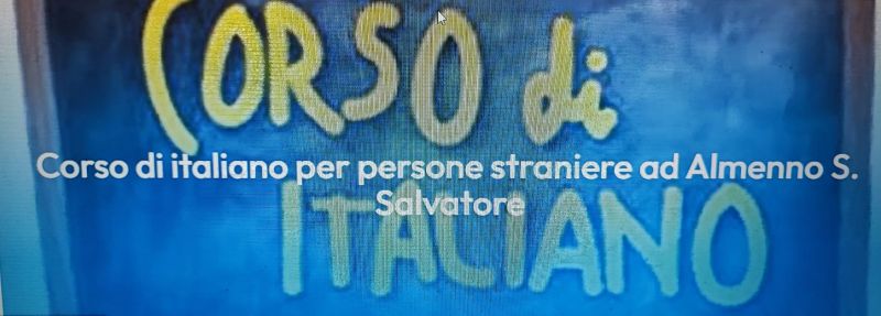 CORSO DI ITALIANO PER PERSONE STRANIERE - ALMENNO SAN SALVATORE (BG)