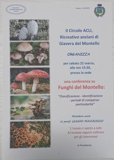 Funghi del Montello - Circolo Acli di Giavera del Montello (TV)