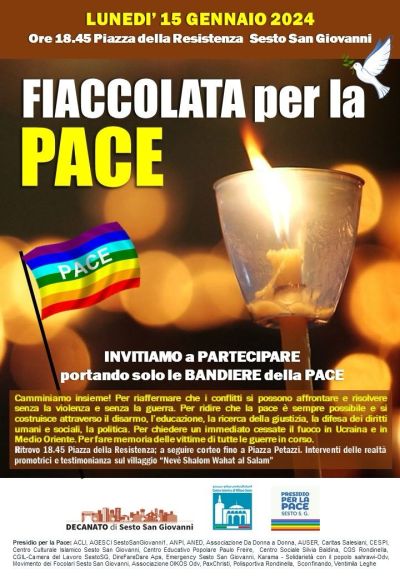Fiaccolata per la Pace - Circolo Acli Sesto San Giovanni (MI)