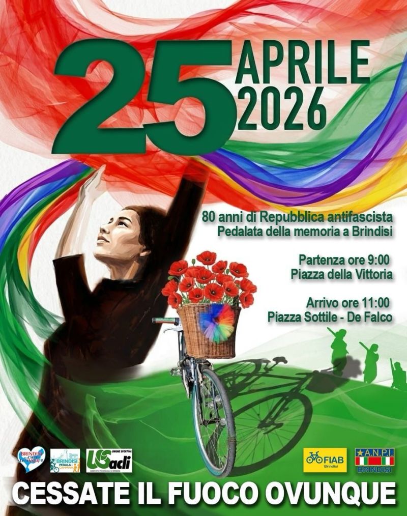 25 APRILE PEDALATA DELLA MEMORIA - BRINDISI