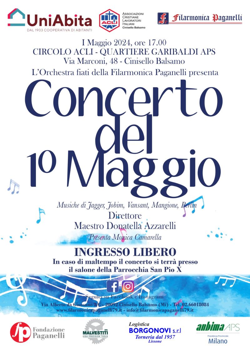 Concerto del 1° Maggio - Circolo Acli Cinisello Balsamo (MI)