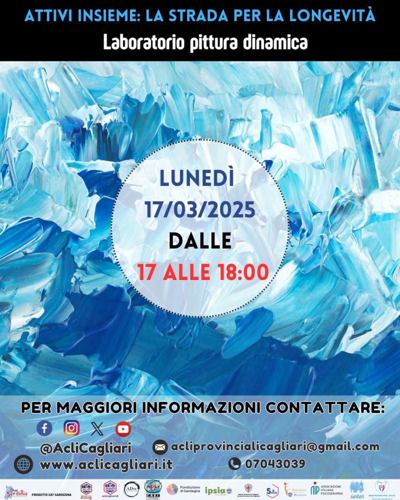 Attivi Insieme: La Strada per la Longevità - Laboratori Pittura Dinamica - Acli Cagliari (CA)