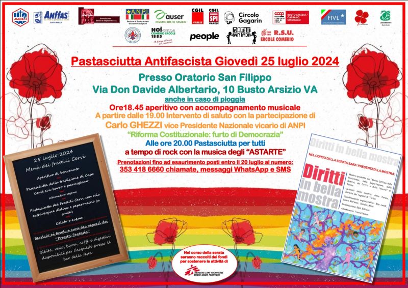 Pastasciutta Antifascista - Zona Acli Busto Arsizio (VA)