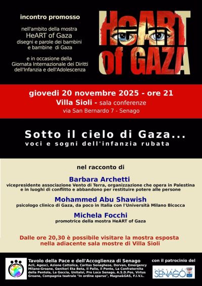 Sotto il cielo di Gaza - Senago - Circolo Acli Senago (MI)
