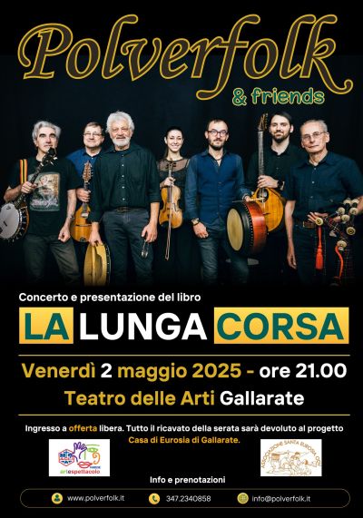 Concerto e presentazione del libro "La lunga corsa" - Acli Arte e Spettacolo Varese (VA)