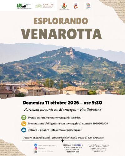 ESPLORANDO VENAROTTA (AP) - US ACLI MARCHE