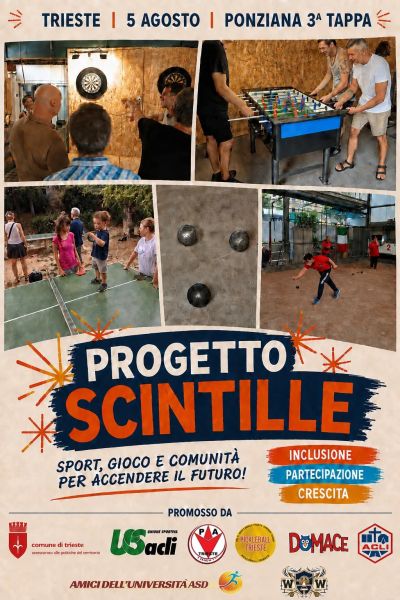 PROGETTO SCINTILLE - PONZIANA TRIESTE - US ACLI TRIESTE - ACLI TRIESTE