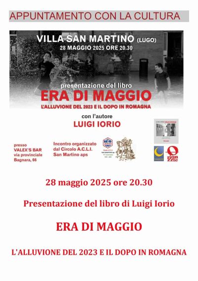 Presentazione del libro "Era di maggio" - Lugo (RA) - Circolo Acli Lugo (RA)