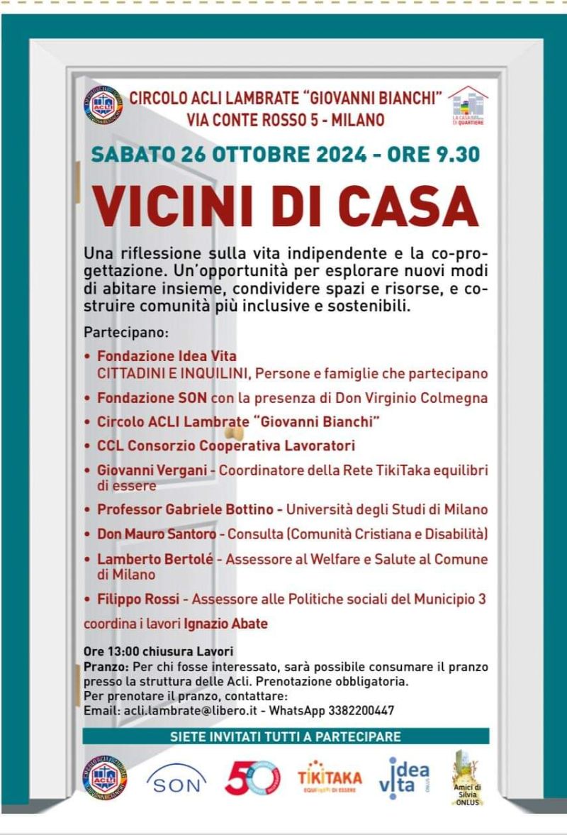 Vicini di casa - Circolo Acli Lambrate (MI)