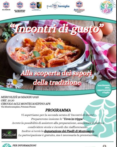 Incontri di gusto - Acli Marche e Acli Macerata (MC)