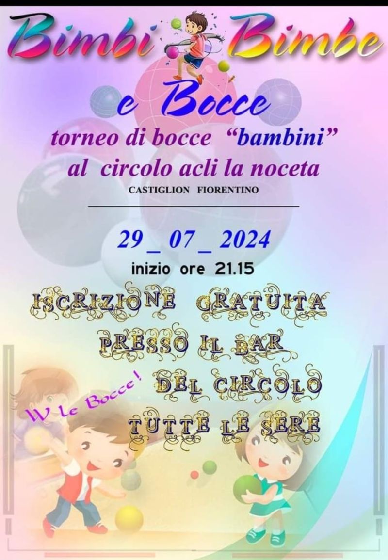 Bimbi, Bimbe e Bocce - Circolo Acli La Noceta (AR)