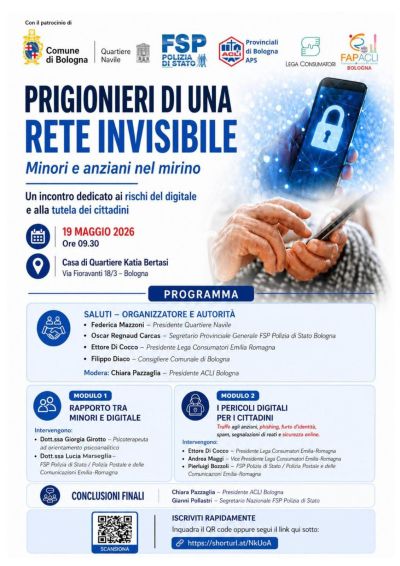 PRIGIONIERI DI UNA RETE INVISIBILE - MINORI E ANZIANI NEL MIRINO - BOLOGNA