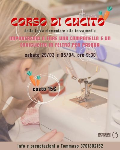 Corso di cucito - Circolo Acli Movi di Centallo (CN)
