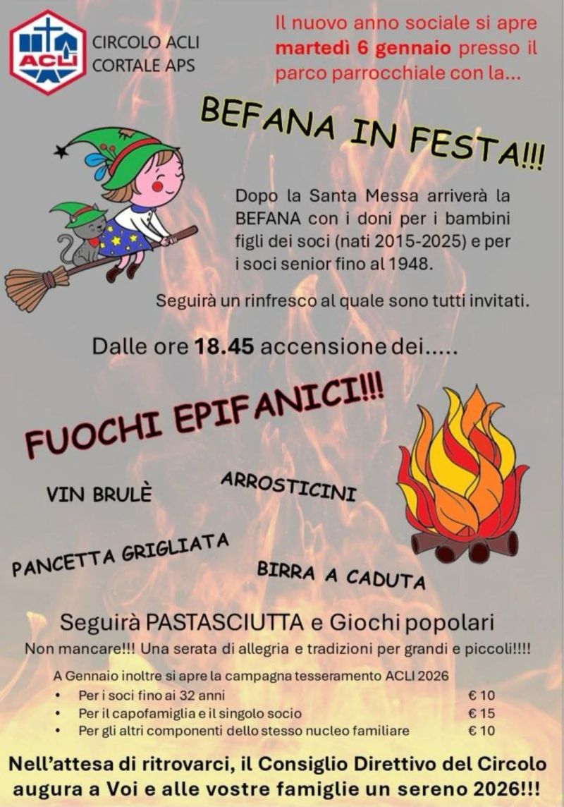 BEFANA IN FESTA - CORTALE (CZ)
