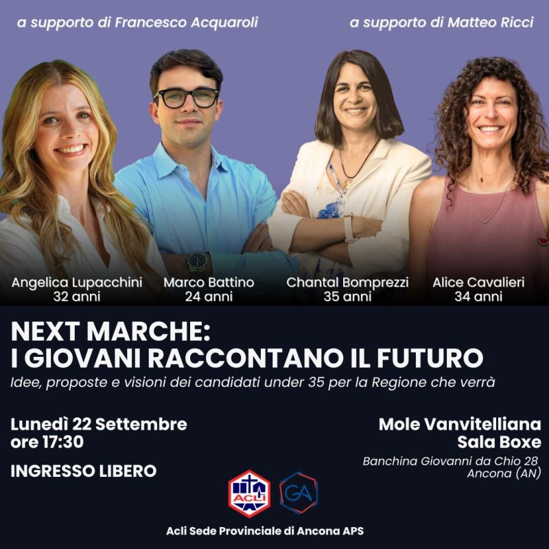 Next Marche: I giovani raccontano il futuro - Ancona - Acli Ancona (AN)