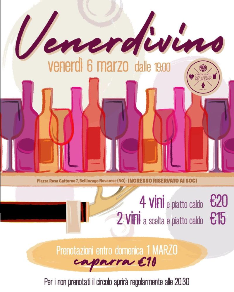 VENERDIVINO - BELLINZAGO NOVARESE (NO)