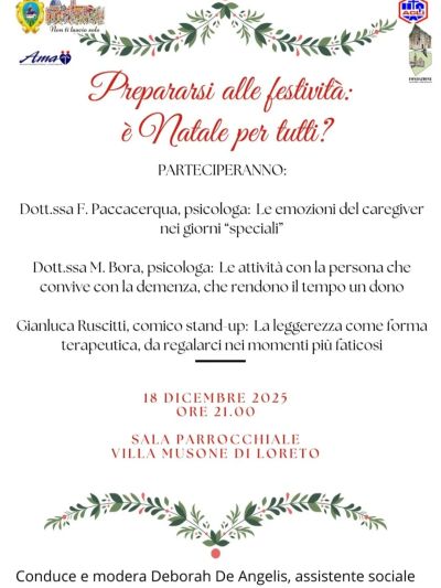 Preparati alle festività: è Natale per tutti? - Villa Musone di Loreto (AN) - Circolo Acli Villa Musone (AN)