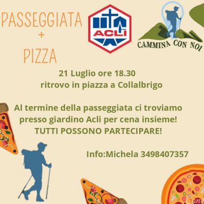 Passeggiata + pizza - Circolo Acli Oratorio Ghetti (TV)