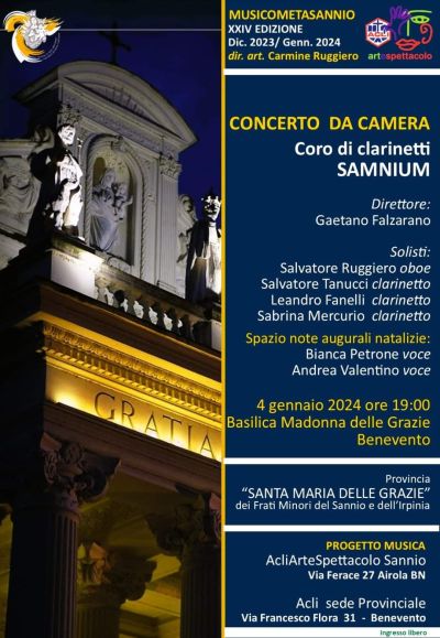 Concerto da Camera - Acli Arte e Spettacolo Benevento e Acli Benevento (BN)
