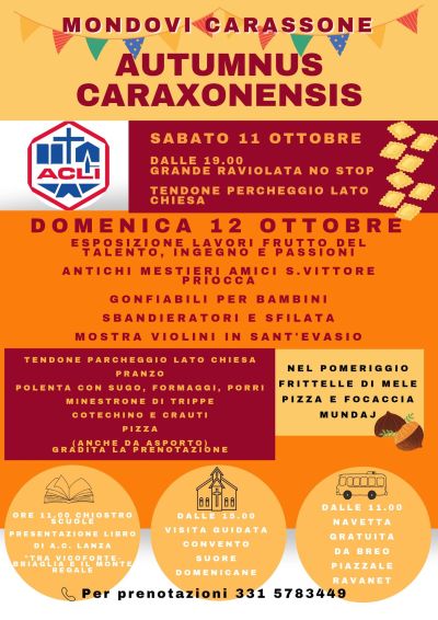 Autumnus Caraxonensis - Carassone (CN) - Circolo Acli Carassone (CN)