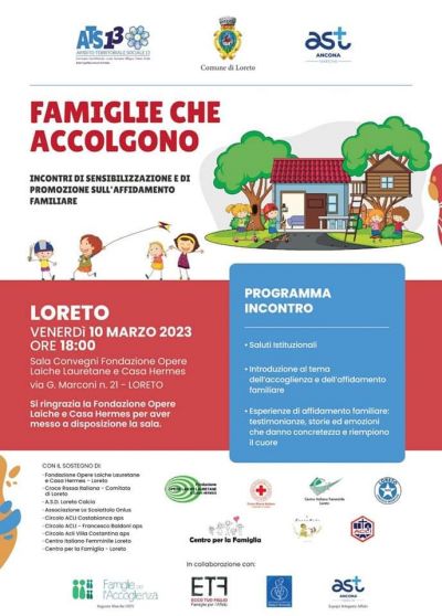 Famiglie che accolgono - Circolo Acli Villa Musone (AN)