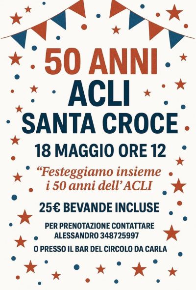 50 Anni Acli Santa Croce - Circolo Acli Santa Croce (VCO)