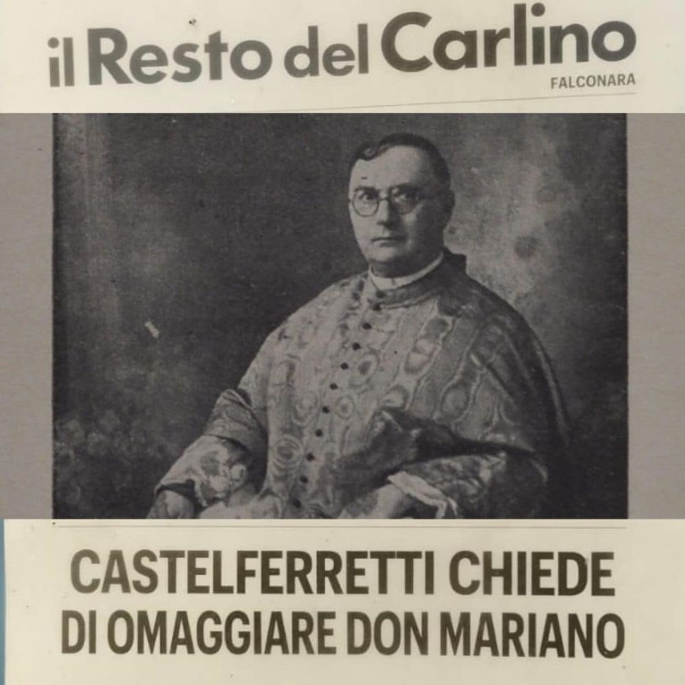Castelferretti chiede di omaggiare Don Mariano - Circolo Acli Castelferretti (AN)