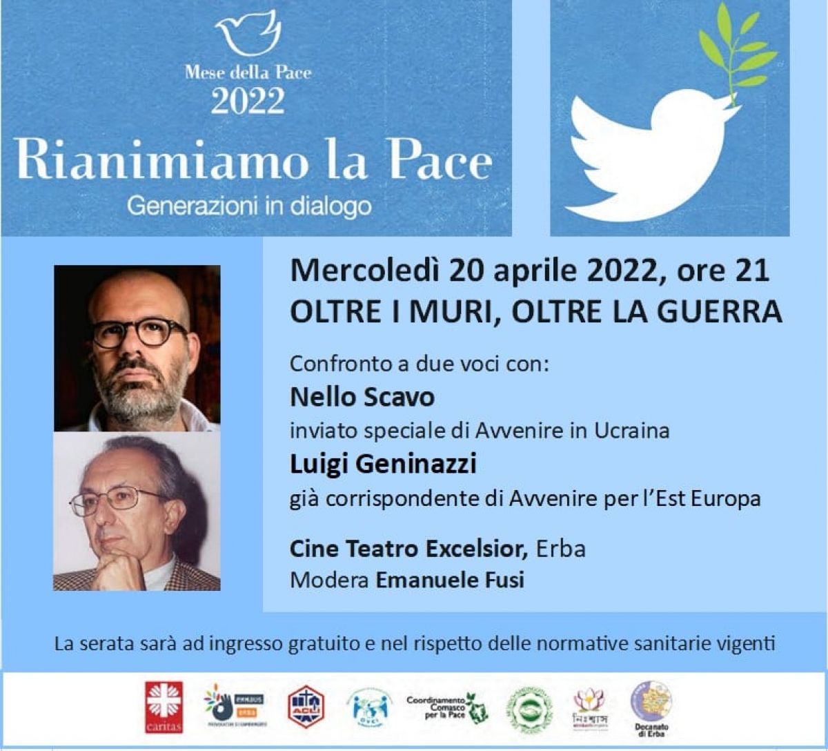Rianimiamo la pace. L'eredità dei giusti - Acli Como (CO)