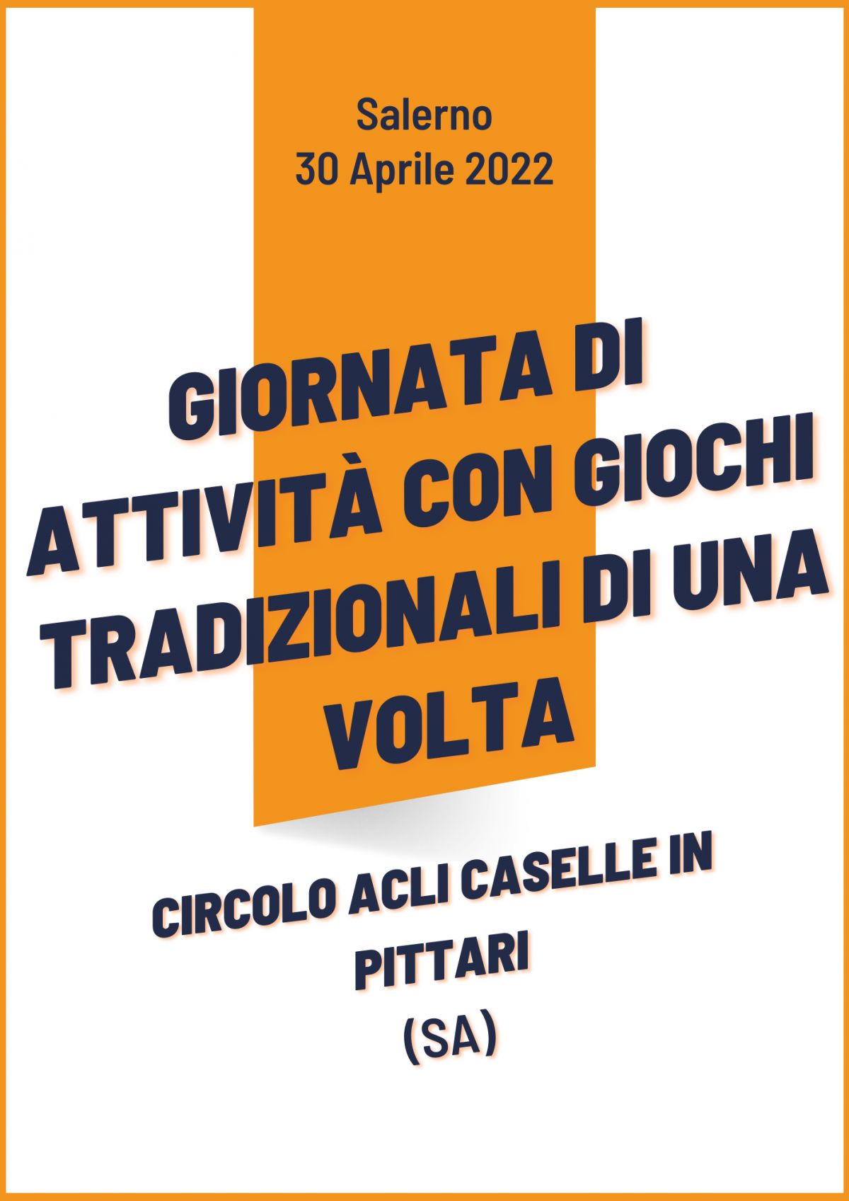 Giornata di attività con giochi tradizionali di una volta - Circolo Acli Caselle in Pittari (SA)