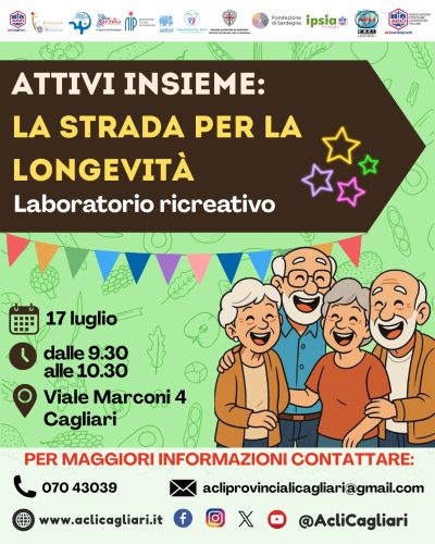 Attivi Insieme: Laboratorio ricreativo - Cagliari - Acli Cagliari (CA)