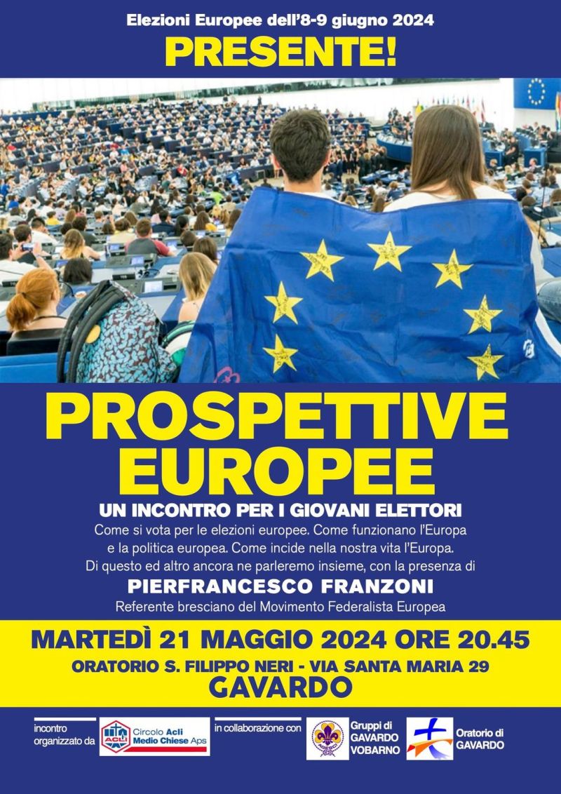 Prospettive europee - Circolo Acli Medio Chiese (BS)