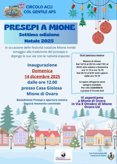 Presepi a Mione - Mione di Ovaro (UD) - Circolo Acli Col Gentile (UD)