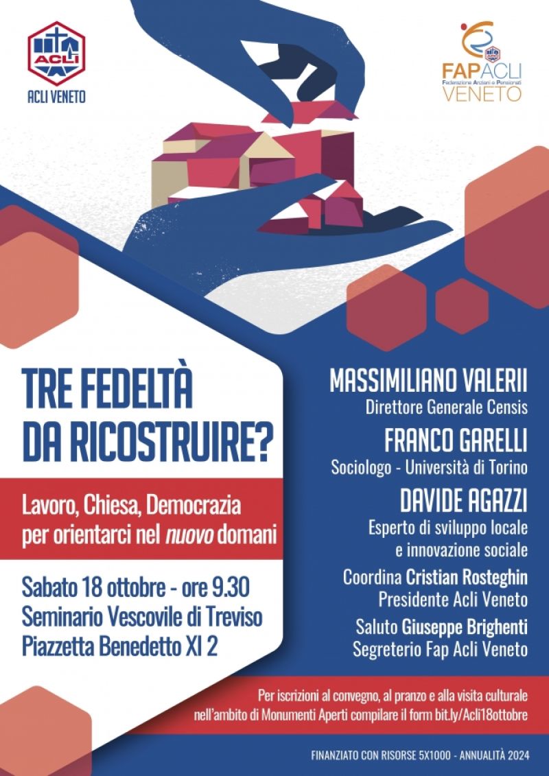 Tre fedeltà sa ricostruire? - Treviso - Acli Veneto