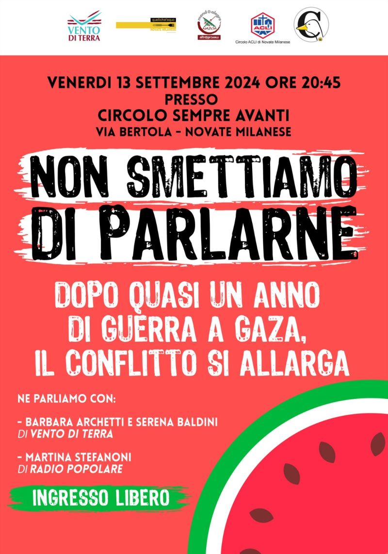 Non smettiamo di parlare - Circolo Acli Novate Milanese (MI)