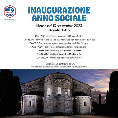 Inaugurazione anno sociale - Acli Bergamo (BG)