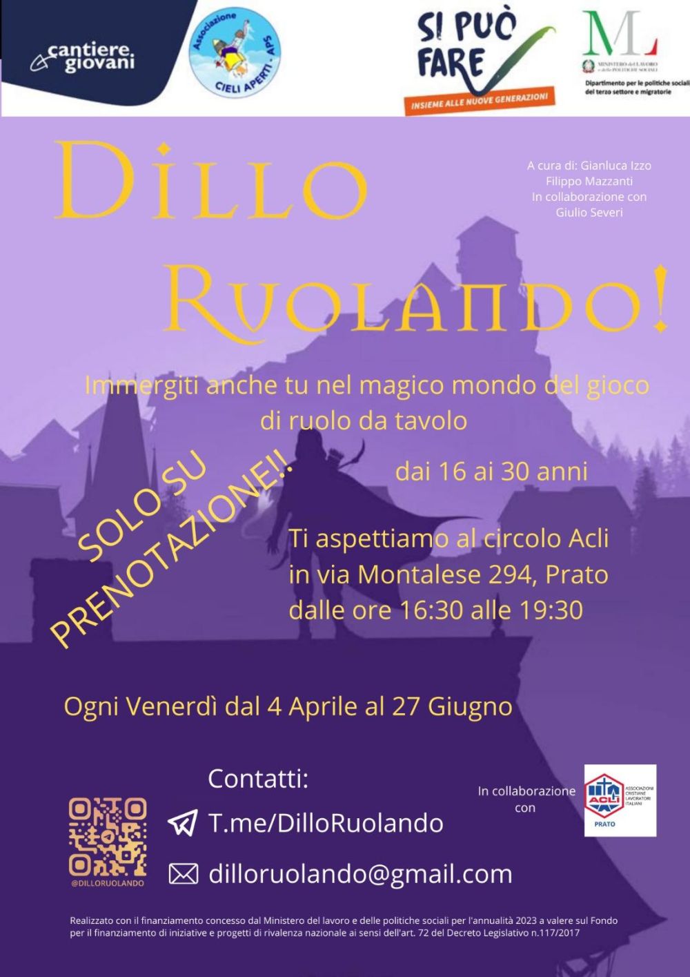 Dillo Ruolando! - Acli Prato (PO)