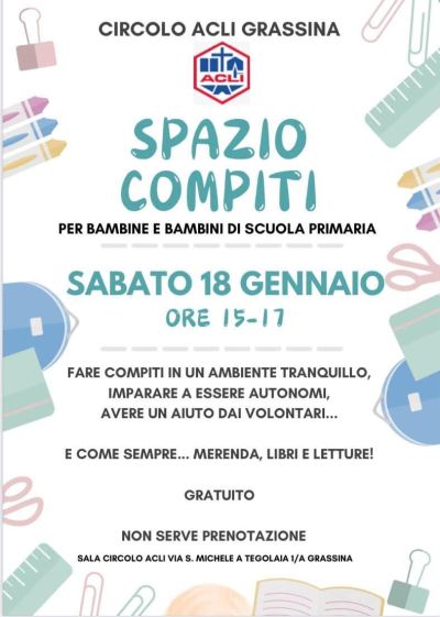 Spazio Compiti - Circolo Acli Grassina (FI)