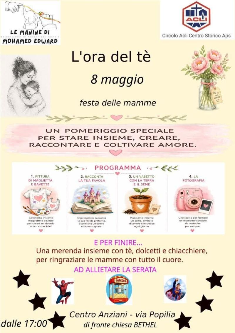 L'ORA DEL TE': FESTA DELLA MAMMA - COSENZA