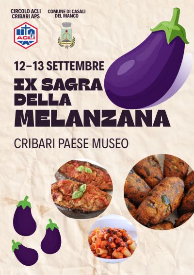 SAGRA DELLA MELANZANA - CIRCOLO ACLI CRIBARI APS (CS) - CASALI DEL MANCO (CS)