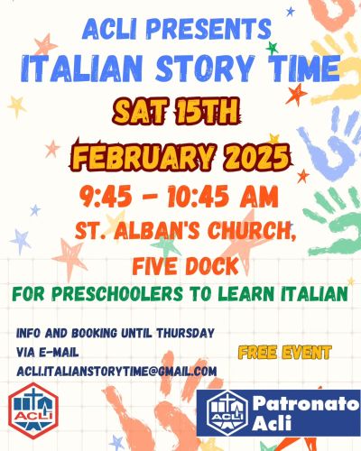 Italian Story Time - Acli Australia