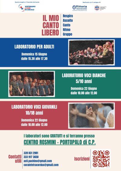 Il mio canto libero - Siracusa - Circolo Acli Pachino (SR)