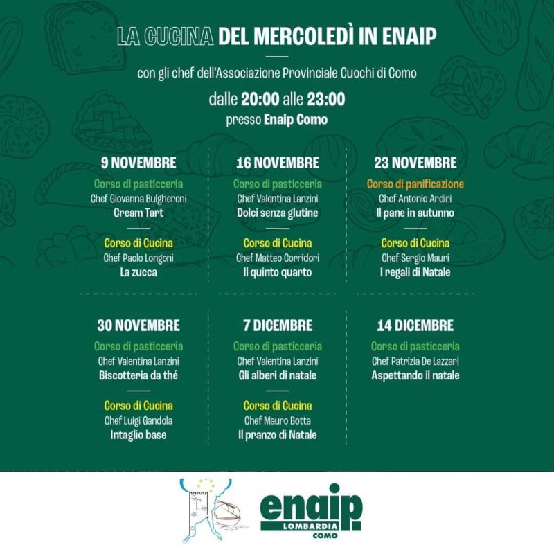 La cucina del mercoledì in Enaip - Enaip Lombardia