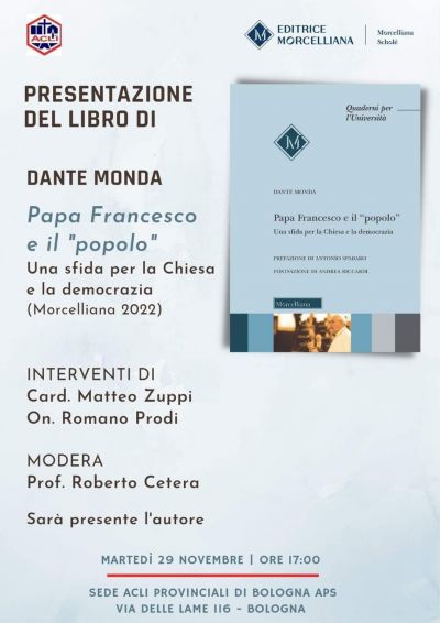 Presentazione del libro &quot;Papa Francesco e il popolo&quot; - Acli Bologna (BO)