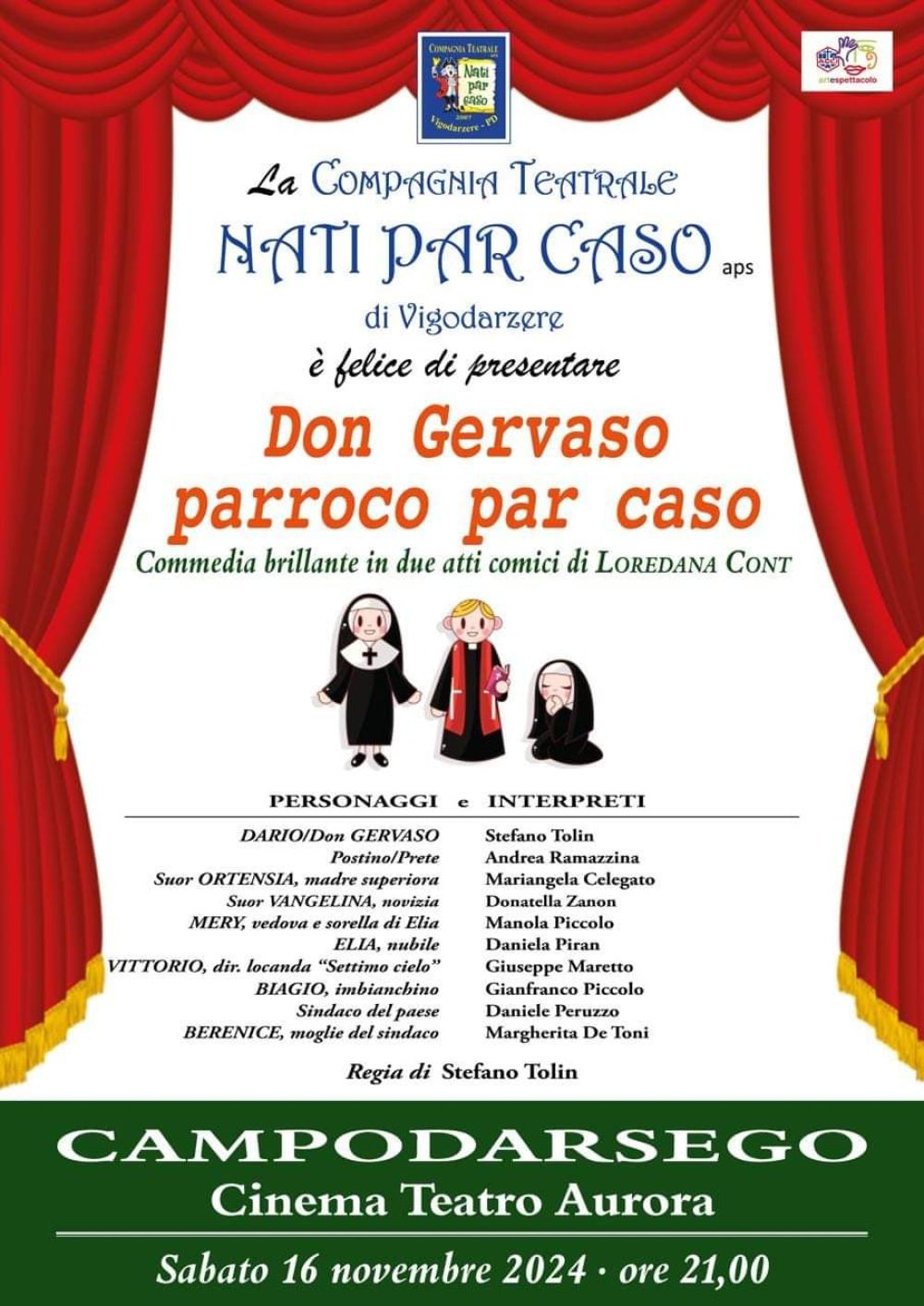 Don Gervaso parroco par caso - Acli Arte e Spettacolo Padova (PD)