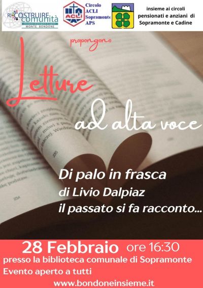 Letture ad alta voce - Circolo Acli Sopramonte (TN)