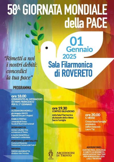58ª Giornata Mondiale della Pace - Acli Trento (TN)