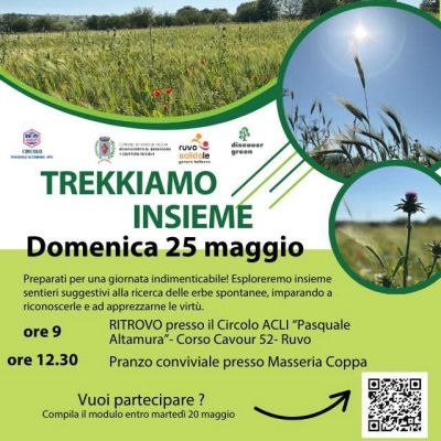 Trekkiamo insieme - Circolo Acli Ruvo di Puglia (BA)