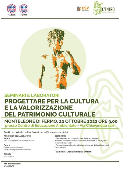 Progettare per la cultura e la valorizzazione del patrimonio culturale - Acli Marche e Acli Fermo