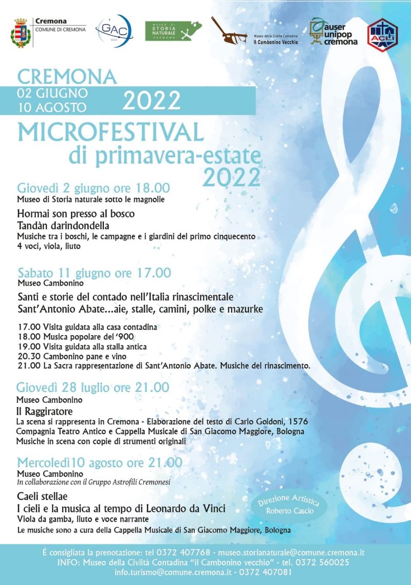 Microfestival di primavera estate - Acli Cremona (CR)